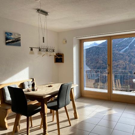 Ferienwohnung In Tschlin Mit Panoramablick Kültér fotó